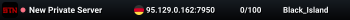 New Private Server