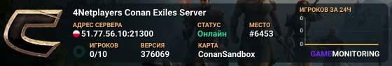 4Netplayers Conan Exiles Server