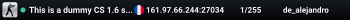This is a dummy CS 1.6 server!