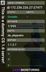This is a dummy CS 1.6 server!