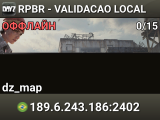 RPBR - VALIDACAO LOCAL
