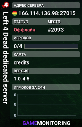 Left 4 Dead dedicated server