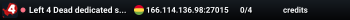 Left 4 Dead dedicated server