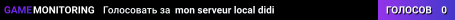 mon serveur local didi