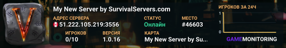 My New Server by SurvivalServers.com