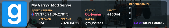 My Garry's Mod Server