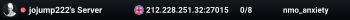 jojump222's Server