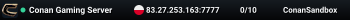 Conan Gaming Server