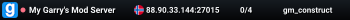 My Garry's Mod Server
