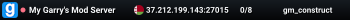 My Garry's Mod Server