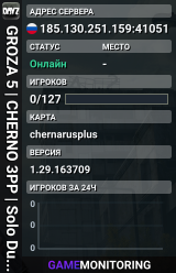 GROZA 5 | CHERNO 3PP |  Solo Duo Trio | RU | PVP