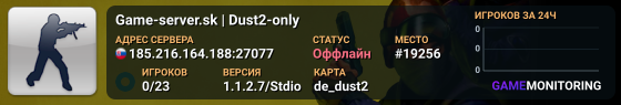 Game-server.sk | Dust2-only