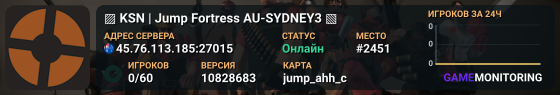 ▨ KSN | Jump Fortress AU-SYDNEY3 ▧