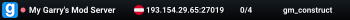 My Garry's Mod Server