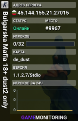 Bulgarska Mafia 18+ dust2 only