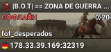 |B.O.T| == ZONA DE GUERRA == |ELITE #1|