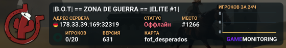 |B.O.T| == ZONA DE GUERRA == |ELITE #1|