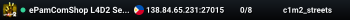 ePamComShop L4D2 Server