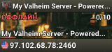 My Valheim Server - Powered by AMP