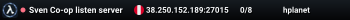 Sven Co-op listen server