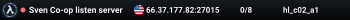 Sven Co-op listen server