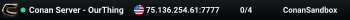 Conan Server - OurThing