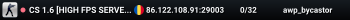 CS 1.6 [HIGH FPS SERVER 1000 FPS]