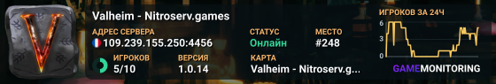 Valheim - Nitroserv.games