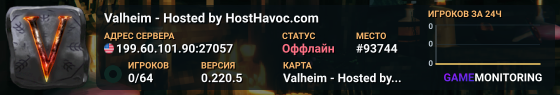 Valheim - Hosted by HostHavoc.com