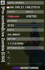 [Pro-zombie]Live Zombie [CSO]