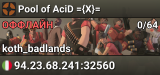 Pool of AciD ={X}=