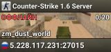 Counter-Strike 1.6 Server
