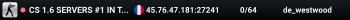 CS 1.6 SERVERS #1 IN TATARSTAN