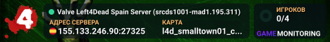 Valve Left4Dead Spain Server (srcds1001-mad1.195.311)
