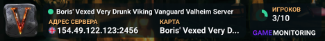 Boris' Vexed Very Drunk Viking Vanguard Valheim Server
