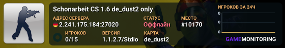 Schonarbeit CS 1.6 de_dust2 only