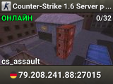 Counter-Strike 1.6 Server powered by Faustino