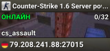 Counter-Strike 1.6 Server powered by Faustino