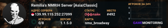 Remilia's NMRiH Server [Asia|Classic]