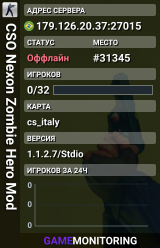 CSO Nexon Zombie Hero Mod