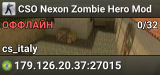 CSO Nexon Zombie Hero Mod