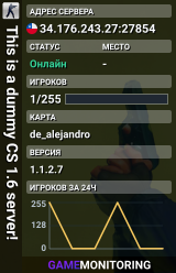 This is a dummy CS 1.6 server!