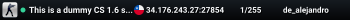 This is a dummy CS 1.6 server!