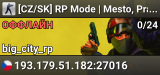 [CZ/SK] RP Mode | Mesto, Prace, Byty