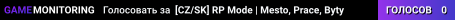 [CZ/SK] RP Mode | Mesto, Prace, Byty