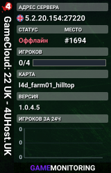 GameCloud: 22 UK - 4UHost.UK