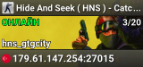 Hide And Seek ( HNS ) - Catch - Zombie | say /modvote