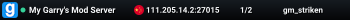 My Garry's Mod Server