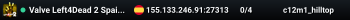 Valve Left4Dead 2 Spain Server (srcds1002-mad1.195.299)