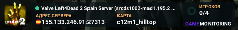Valve Left4Dead 2 Spain Server (srcds1002-mad1.195.299)